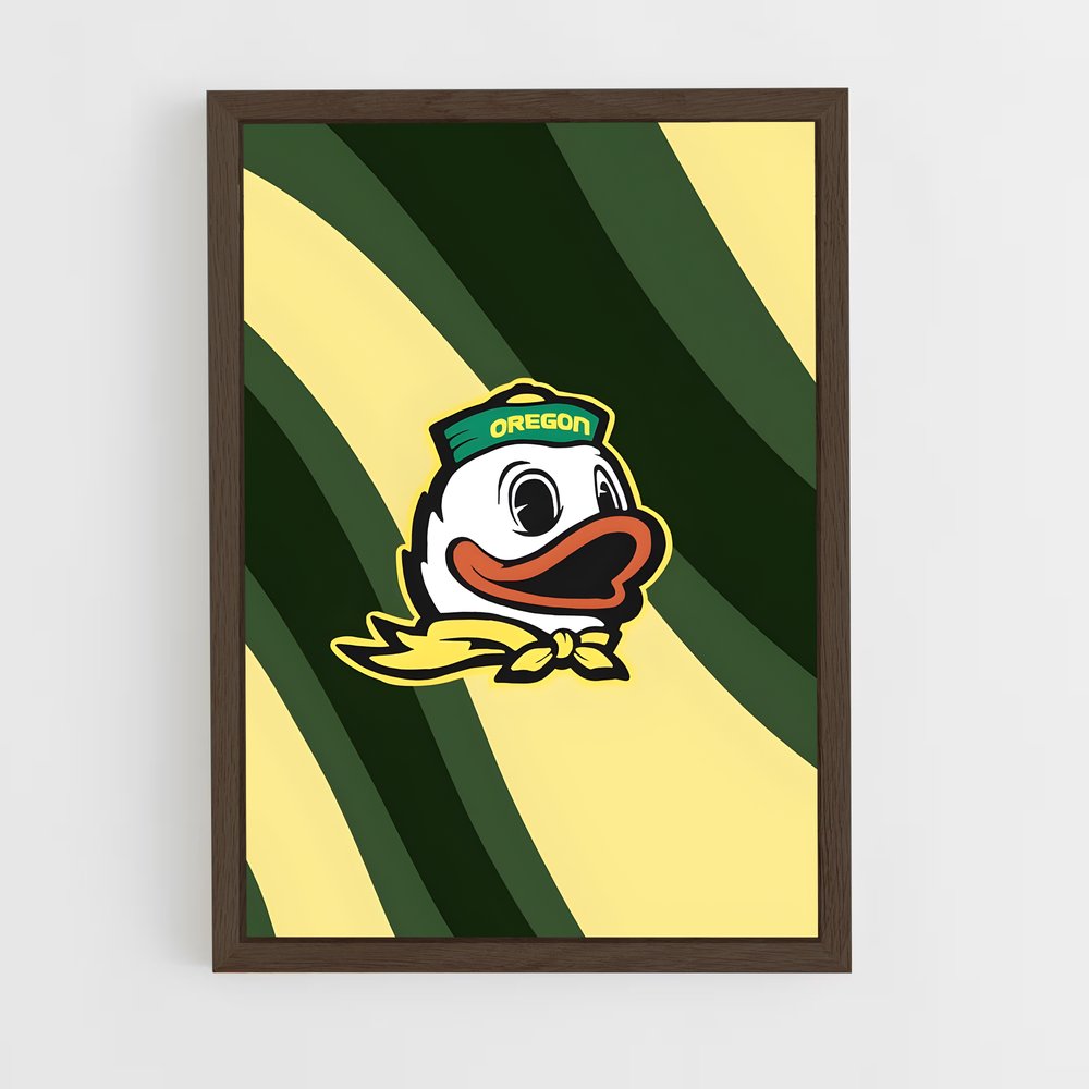 Poster Oregon ducks – affiche Basketball (vue 5)